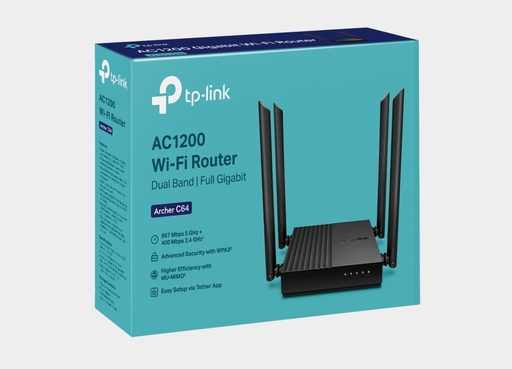 [Archer C64] TP-Link AC1200 Archer C64 Wireless MU-MIMO WiFi Router