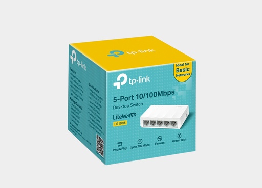 [LS1005] TP-Link LS1005 5-Port 10/100Mbps Desktop Switch