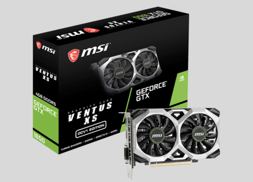 [GTX1650D6VENTUSXSOCV1] MSI GTX 1650 VENTUS XS 4G OCV1