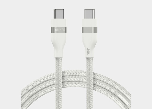 [A82E2H22] Anker USB-C to USB-C Cable 6ft 240W | White