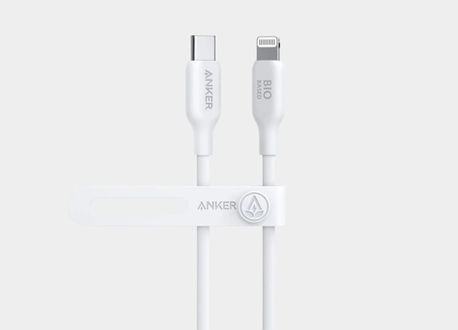 [A80BIH21] Anker Cable 542 USB-C to Lightning | Bio-Based 3ft | White