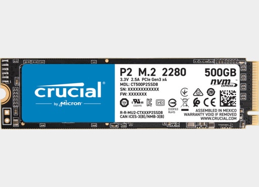 [P2 2280] CRUCIAL M2 2280 500GB P2 NVMe