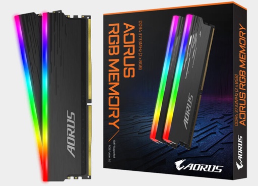 [ARS16G37] Aorus UDIMM 16GB DDR4 2x8 3733MHz RGB 