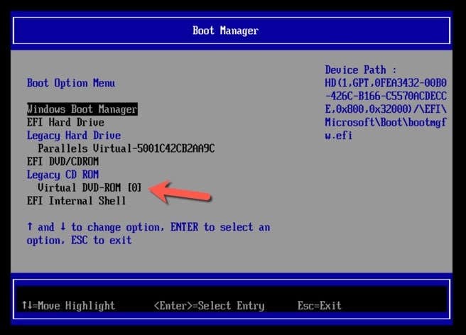configure your BIOS or UEFI bootloader to boot