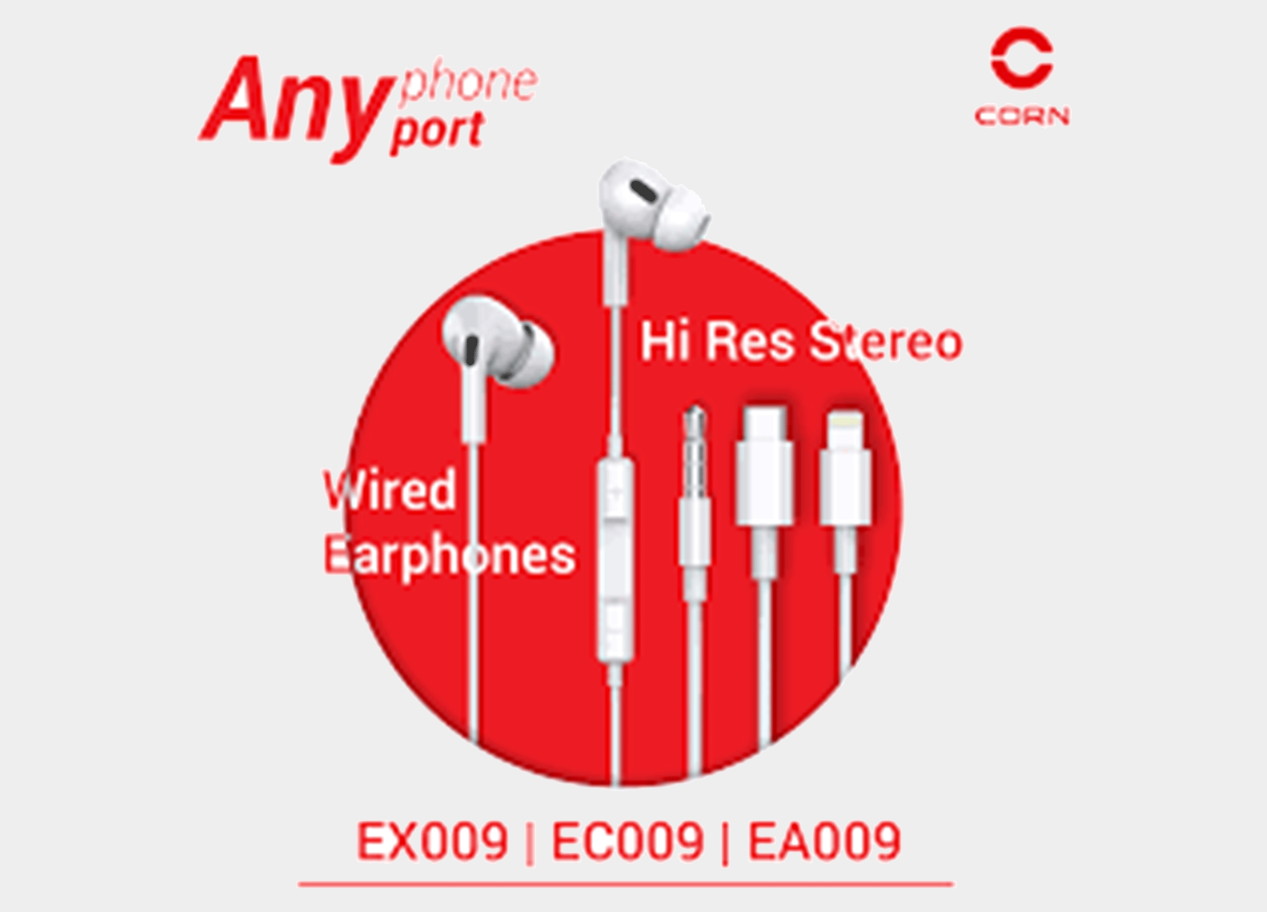 CORN EARPHONE EX009