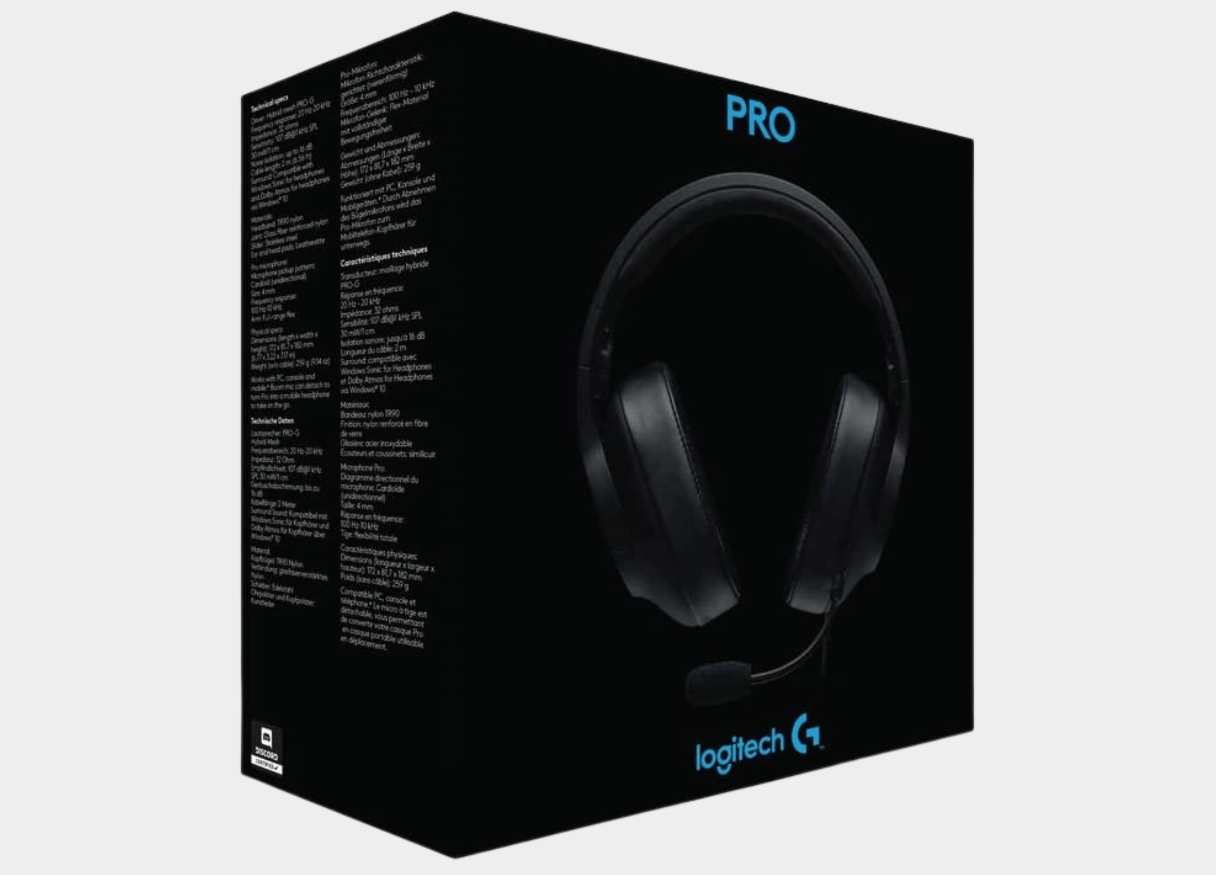 Logitech G Pro Gaming Headset with Pro Grade Mic